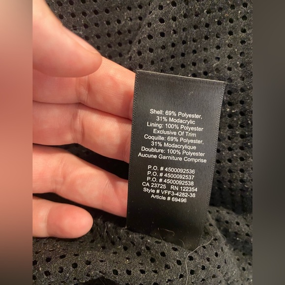 TNA Black Sherpa Fleece Zip-Up Jacket Women’s XS - Picture 8 of 8